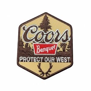 Coors Banquet Embroidered Patch DIY IRON ON